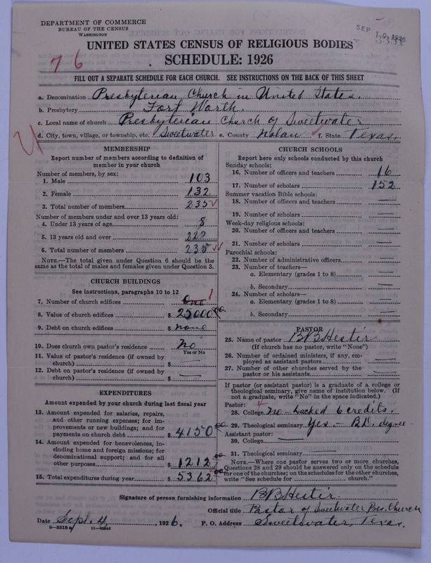 Scan of Presbyterian Church in the United States: 3351