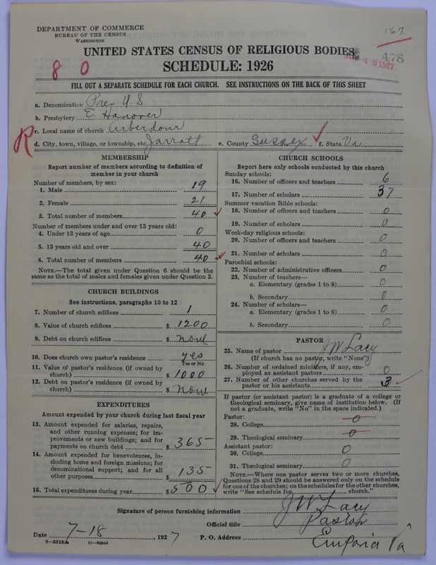 Scan of Presbyterian Church in the United States: 478