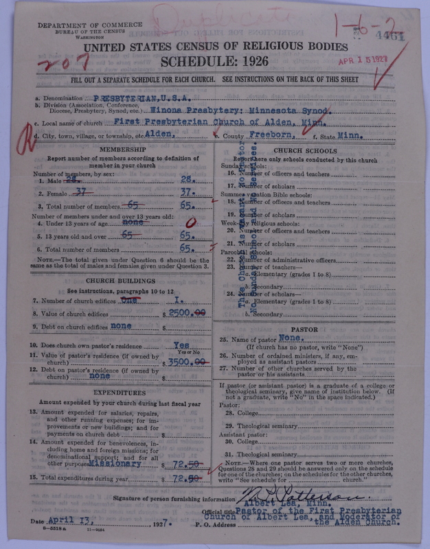 Scan of Presbyterian Church in the United States of America: 4461
