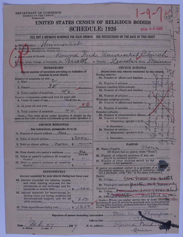 Scan of Universalist Church: 29