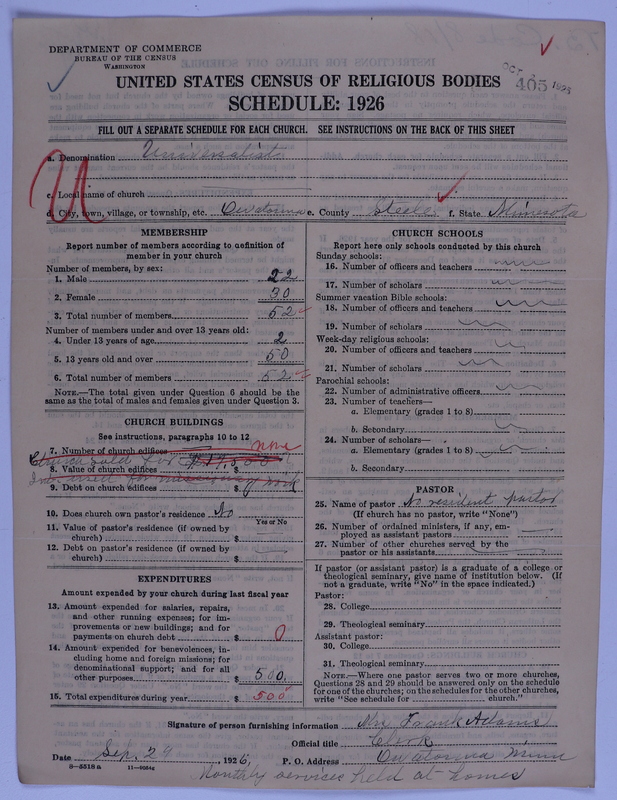 Scan of Universalist Church: 405