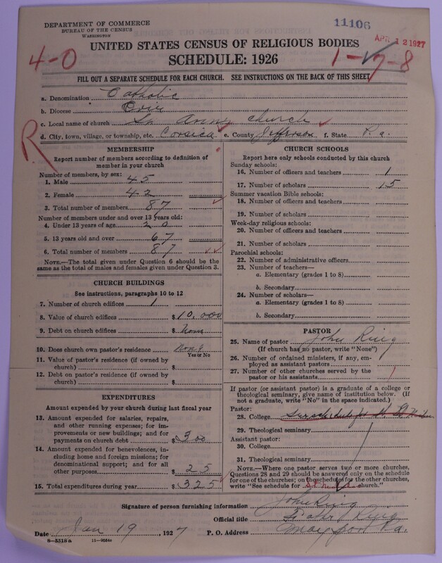Scan of Roman Catholic Church: 11106