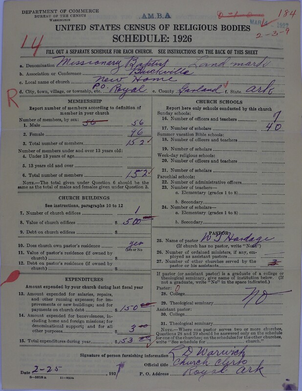 Scan of Landmark Baptist of America: 184