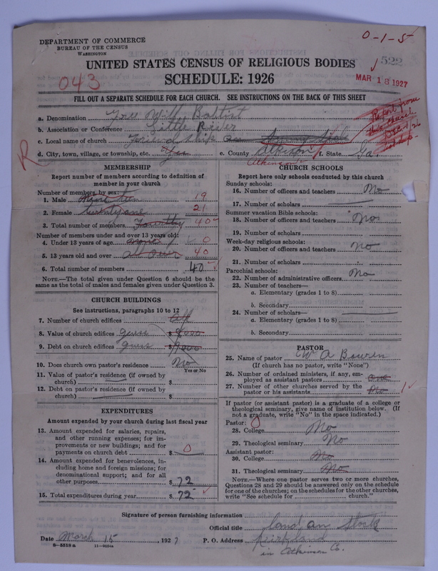 Scan of Free Will Baptists: 522