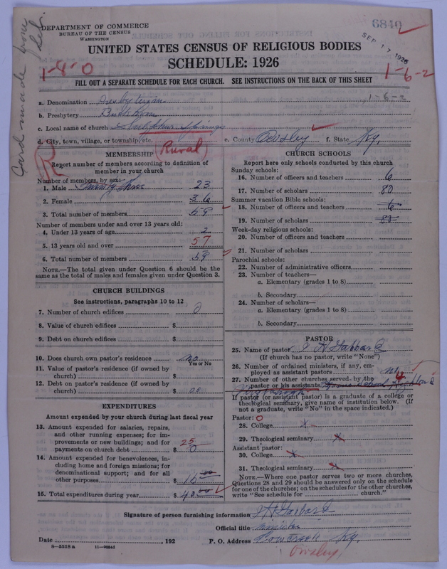 Scan of Presbyterian Church in the United States of America: 6840