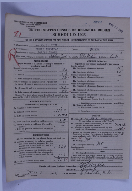 Scan of African Methodist Episcopal Zion Church: 2372