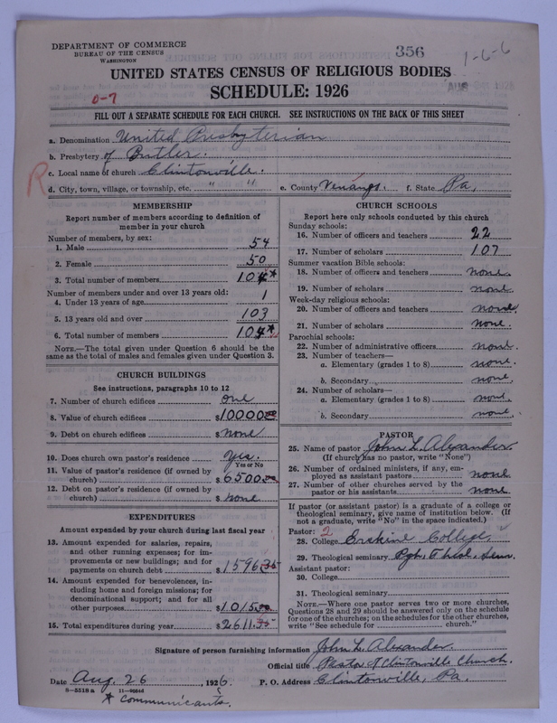 Scan of United Presbyterian Church of North America: 356