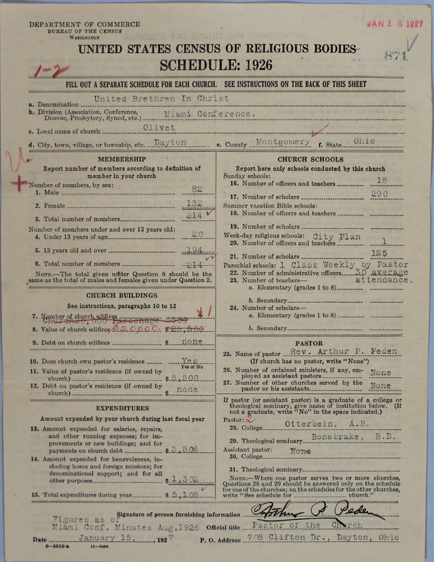 Scan of Church of the United Brethren in Christ: 871