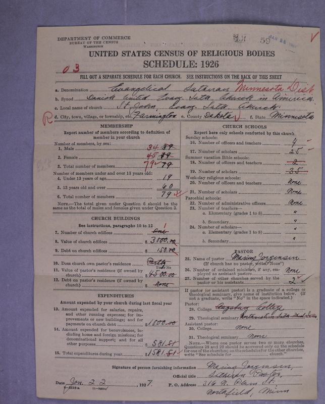 Scan of United Danish Evangelical Lutheran Church in America: 59