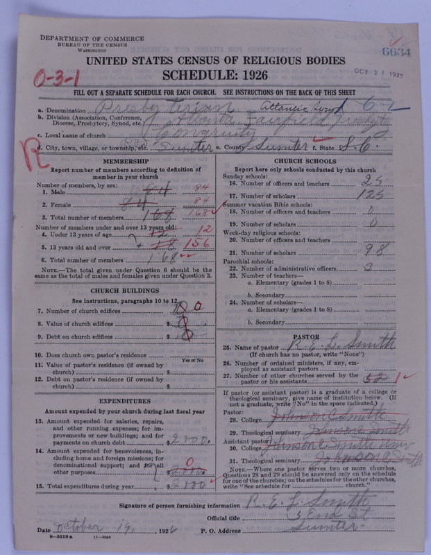 Scan of Presbyterian Church in the United States of America: 6634