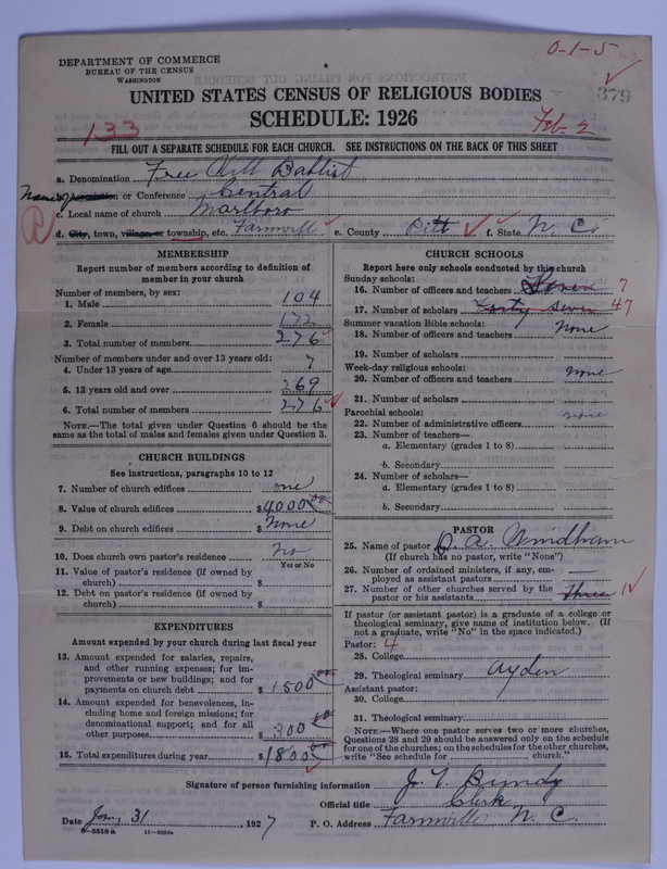 Scan of Free Will Baptists: 379