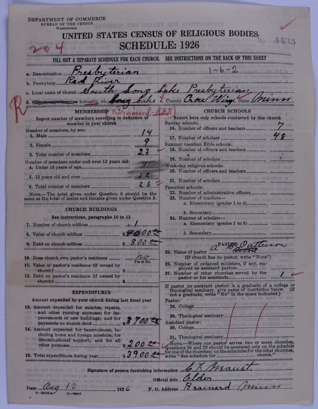 Scan of Presbyterian Church in the United States of America: 4435