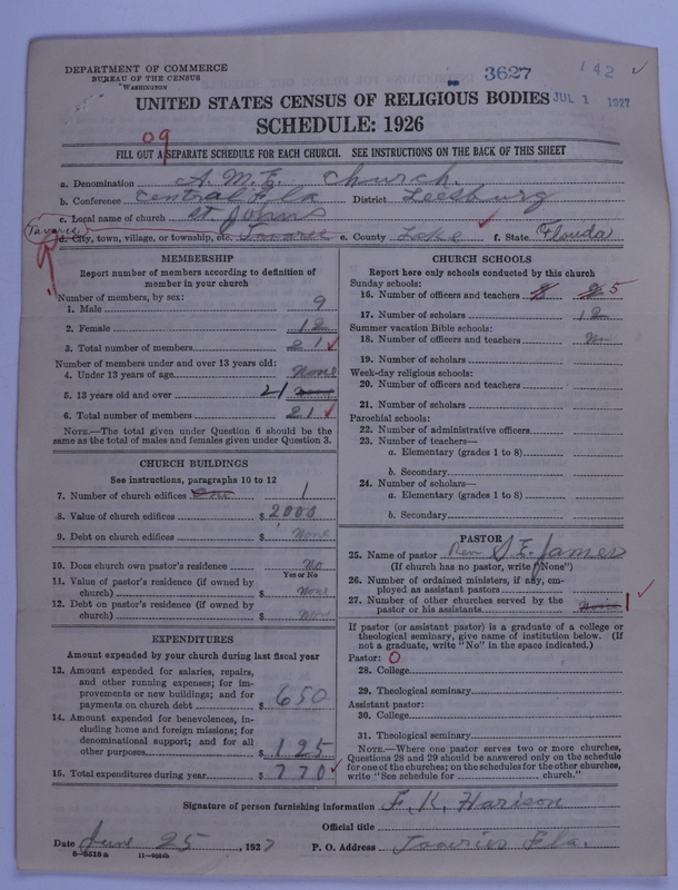 Scan of African Methodist Episcopal Church: 3627