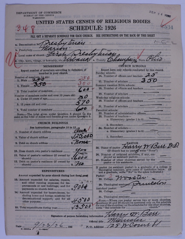 Scan of Presbyterian Church in the United States of America: 2534
