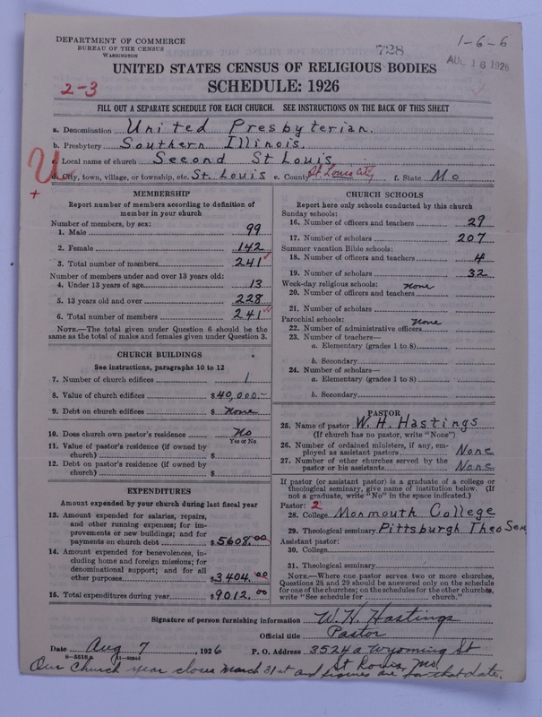 Scan of United Presbyterian Church of North America: 728