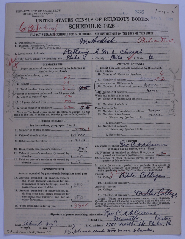 Scan of African Methodist Episcopal Church: 335