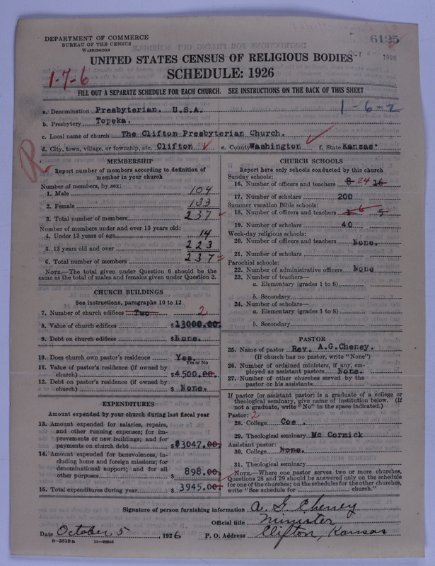 Scan of Presbyterian Church in the United States of America: 6125