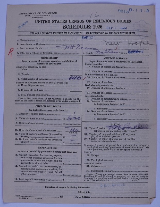 Scan of Negro Baptists: 9018