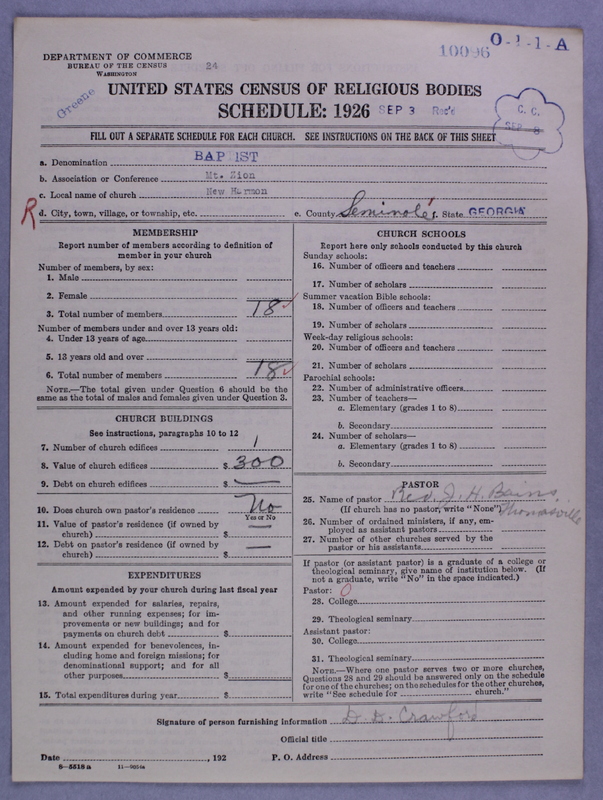 Scan of Negro Baptists: 10096