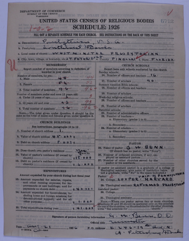 Scan of Presbyterian Church in the United States of America: 6712