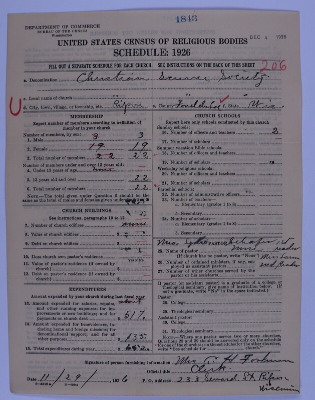 Scan of Church of Christ, Scientist: 1843