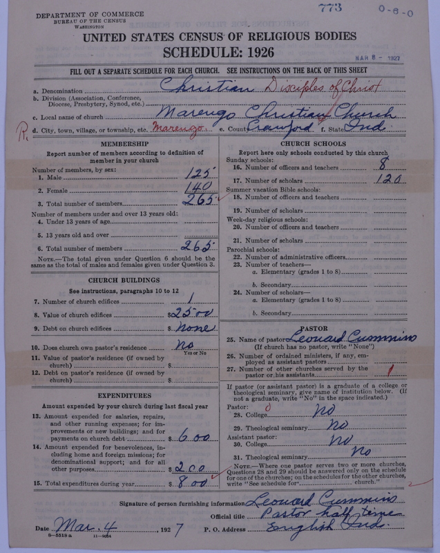 Scan of Disciples of Christ: 773