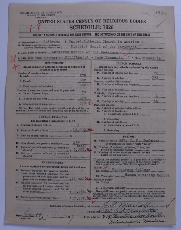 Scan of United Lutheran Church in America: 2535