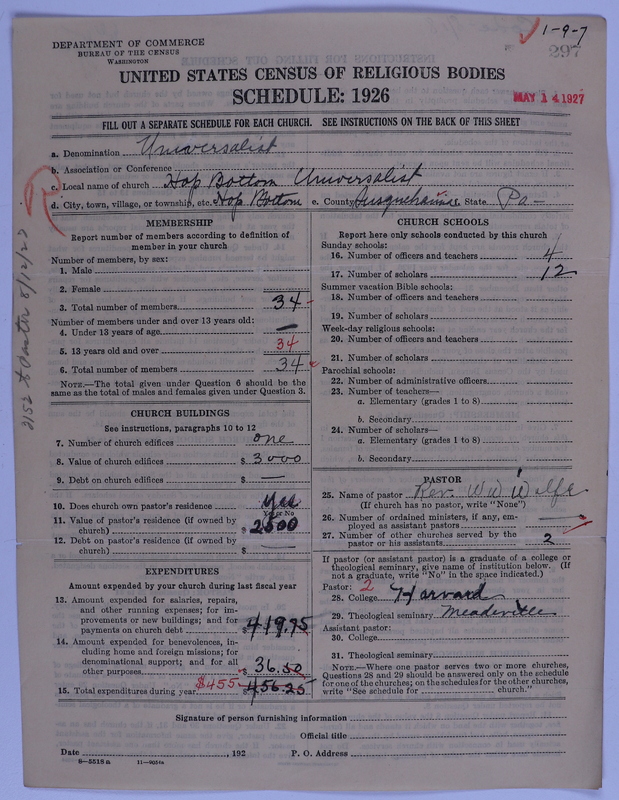 Scan of Universalist Church: 297