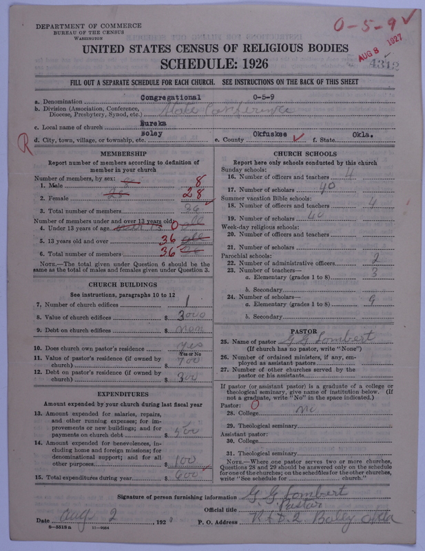 Scan of Congregational Churches: 4312