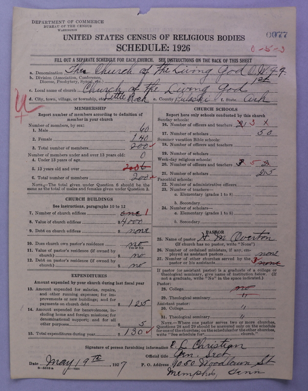 Scan of Church of the Living God, Christian Workers for Fellowship: 77