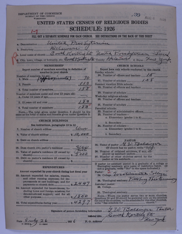Scan of United Presbyterian Church of North America: 39