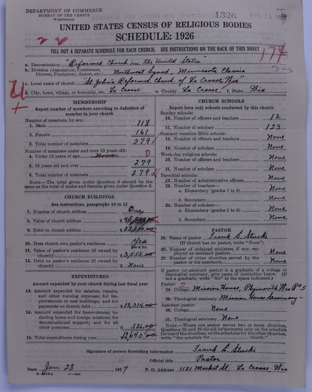 Scan of Reformed Church in the United States: 1326