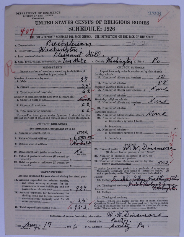 Scan of Presbyterian Church in the United States of America: 2368