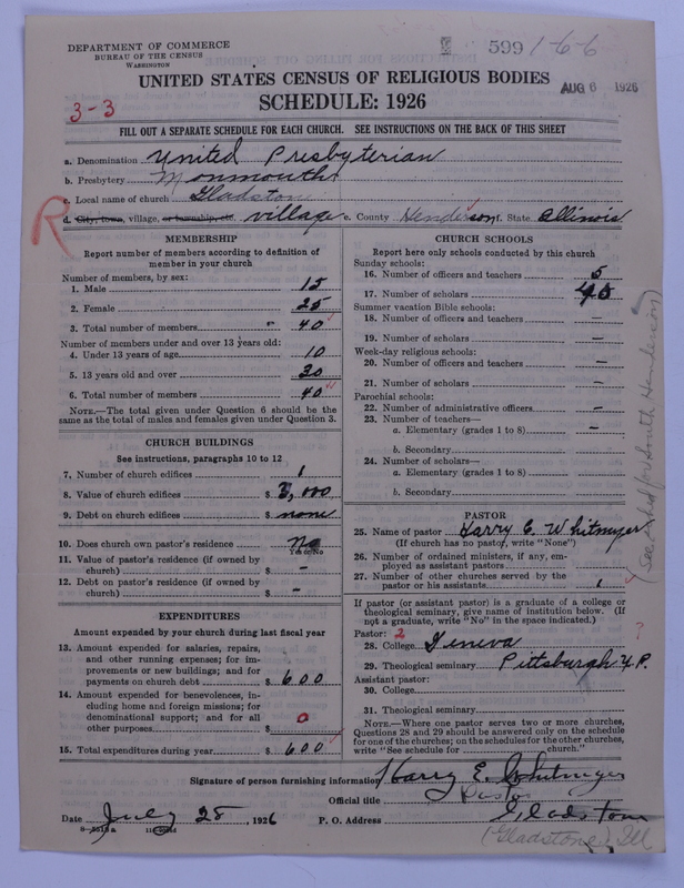 Scan of United Presbyterian Church of North America: 599