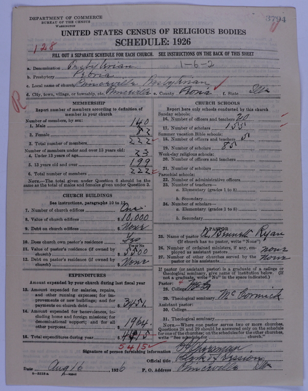 Scan of Presbyterian Church in the United States of America: 3794