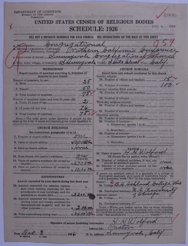 Scan of Congregational Churches: 4999