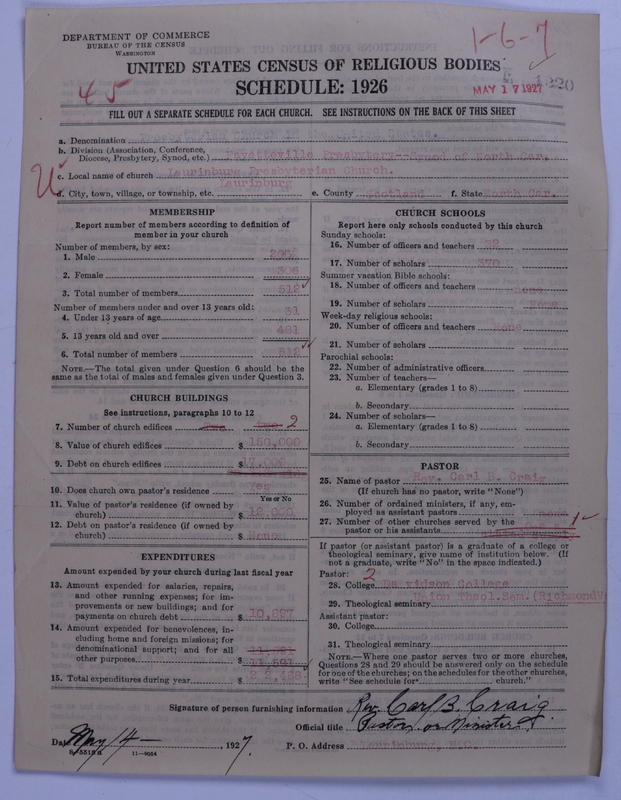 Scan of Presbyterian Church in the United States: 1220