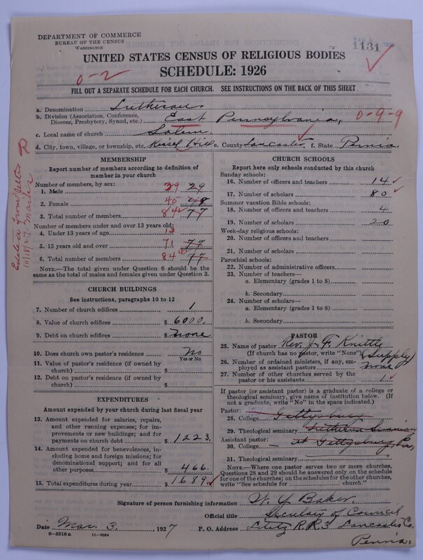 Scan of United Lutheran Church in America: 1131