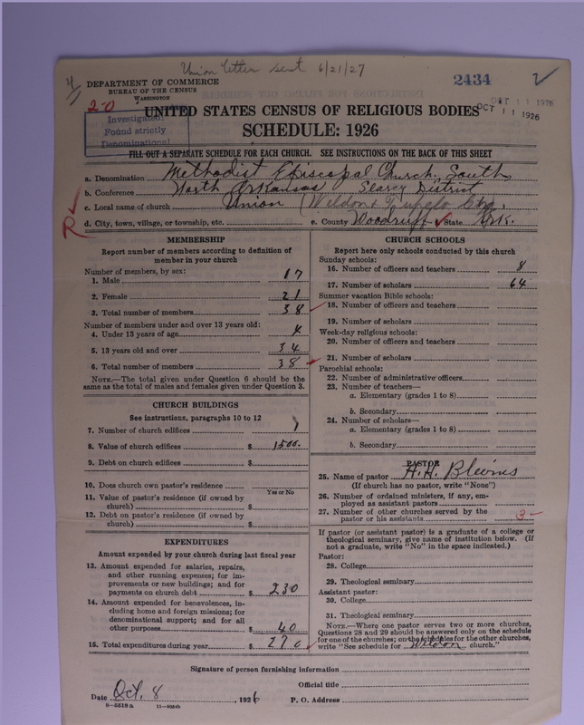 Scan of Methodist Episcopal Church, South: 2434