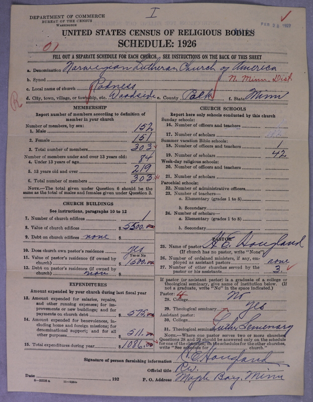 Scan of Norwegian Lutheran Church of America: 1016