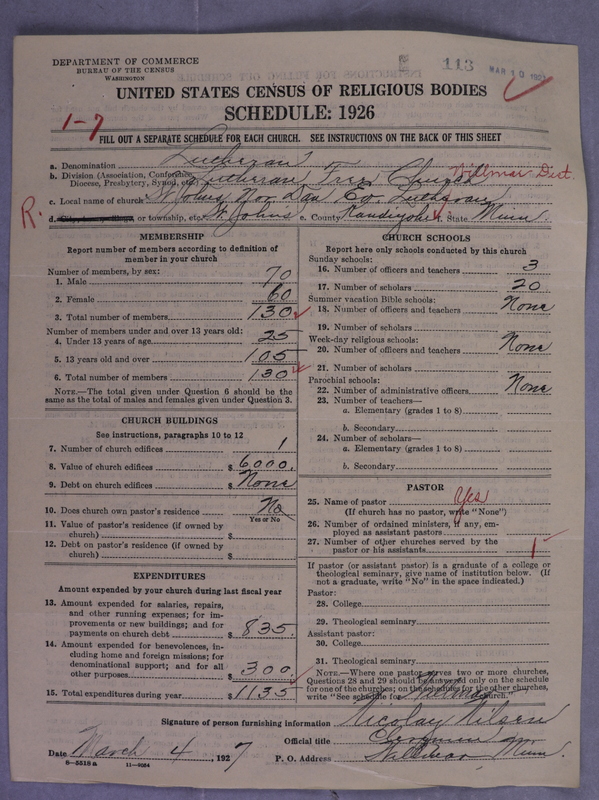 Scan of Lutheran Free Church: 113
