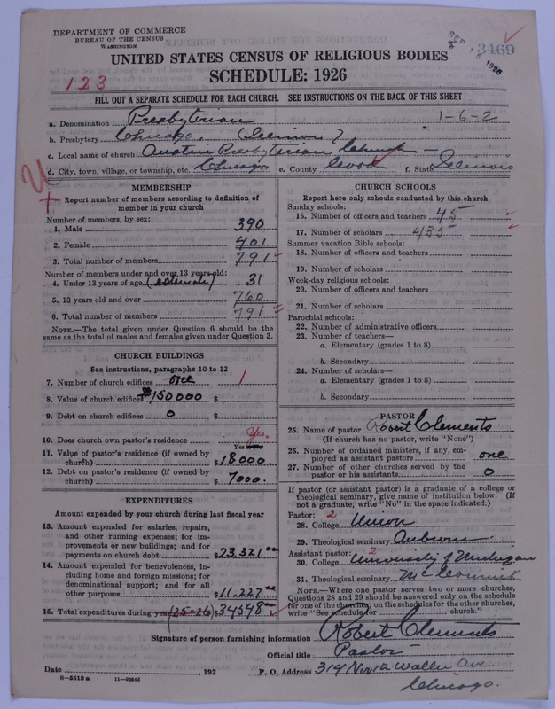 Scan of Presbyterian Church in the United States of America: 3469