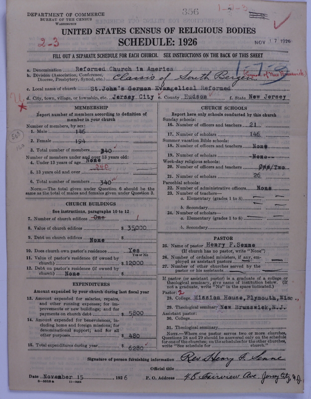 Scan of Reformed Church in America: 356