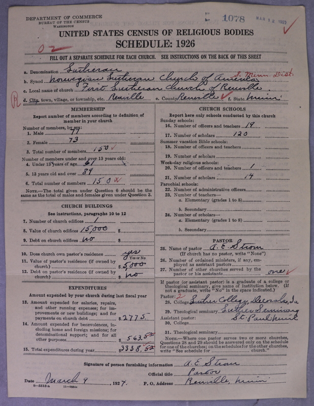 Scan of Norwegian Lutheran Church of America: 1078
