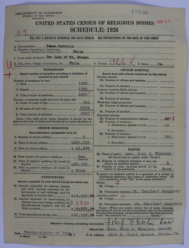 Scan of Roman Catholic Church: 17066