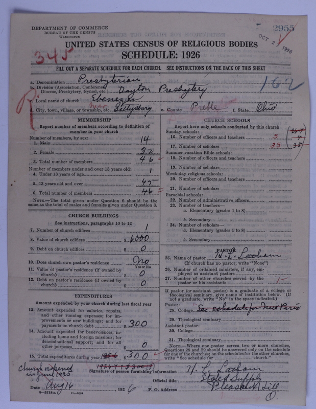 Scan of Presbyterian Church in the United States of America: 2955