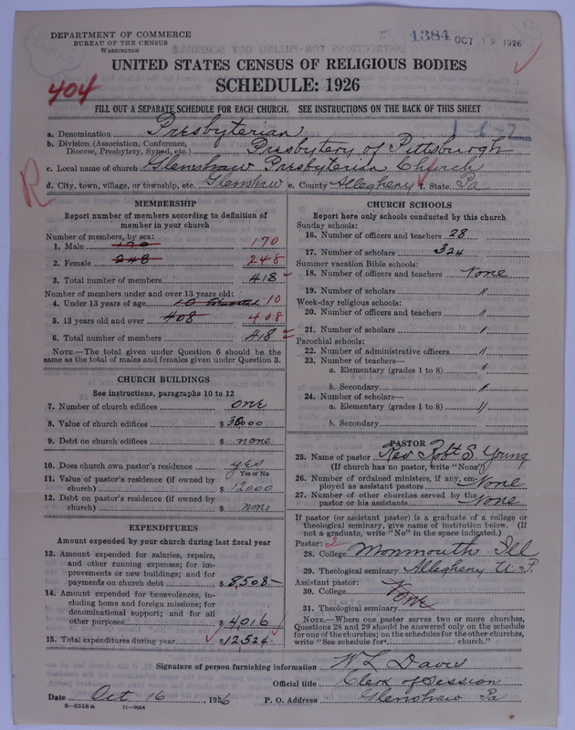 Scan of Presbyterian Church in the United States of America: 1384