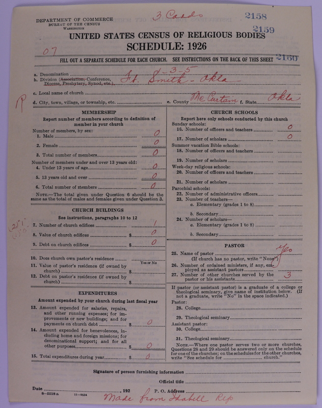 Scan of Methodist Protestant Church: 2158