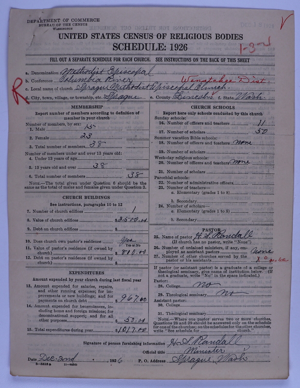 Scan of Federated Churches: