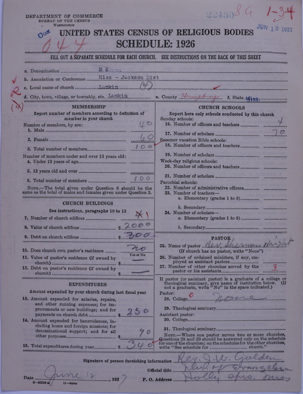 Scan of Methodist Episcopal Church: 22450